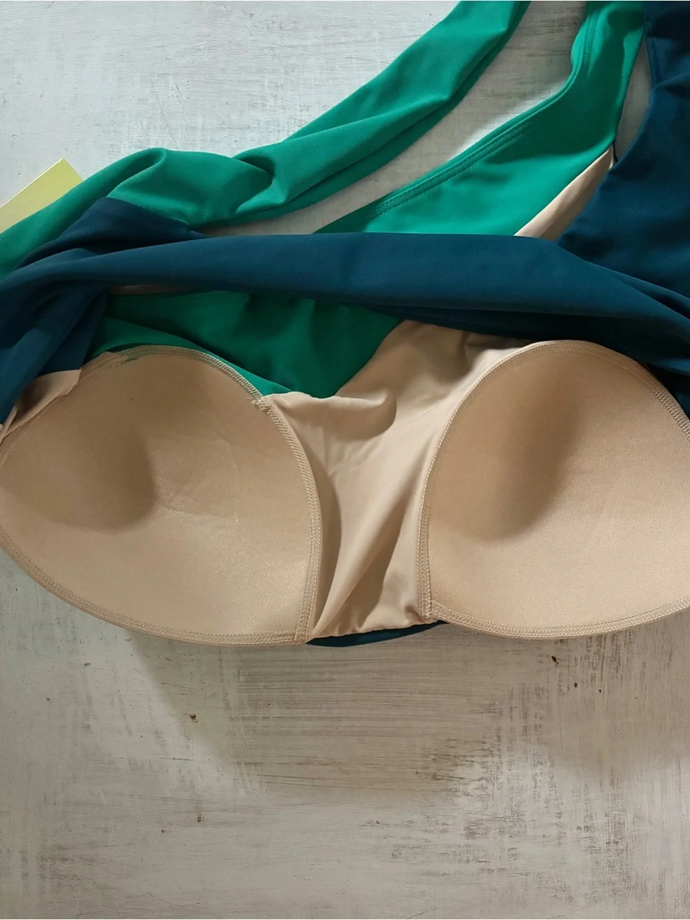 Summersalt Sidestroke Bikini Top One Shoulder Teal Blue NWT Size 10